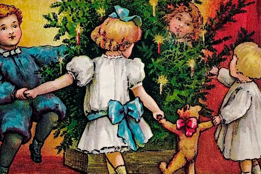 Christmas Austria (1910) Bertha D. poster detail