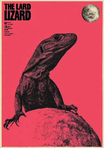 The Lizard Retro Poster