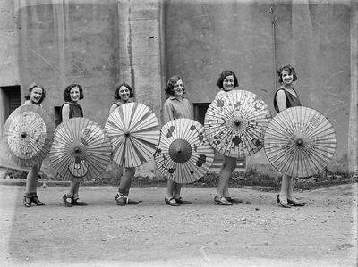 Vintage Umbrella Dance Poster. poster