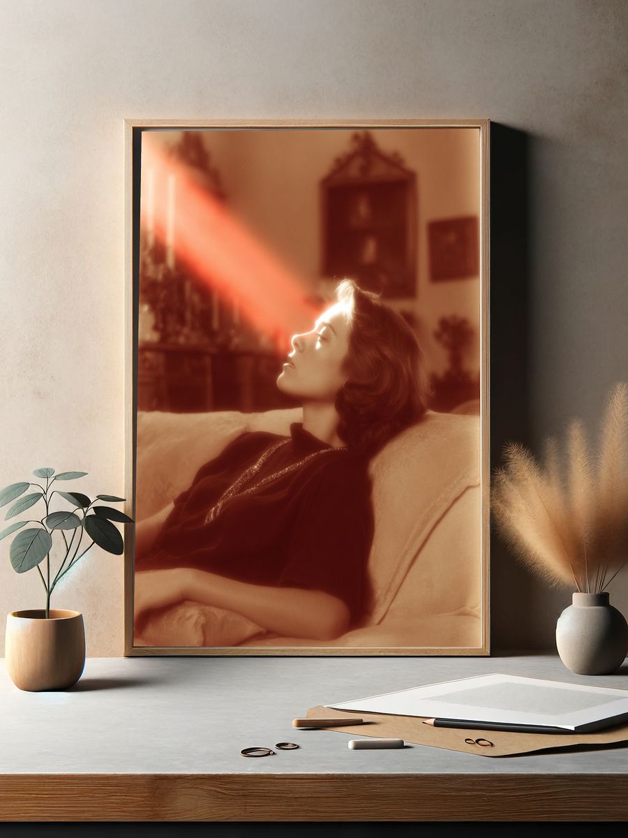 Radiant Woman — Vintage Print. — room view 2