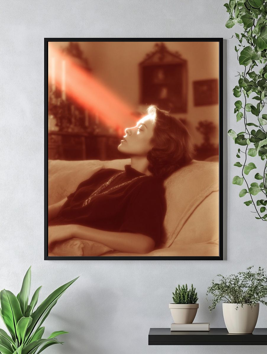Radiant Woman — Vintage Print. — room view 4