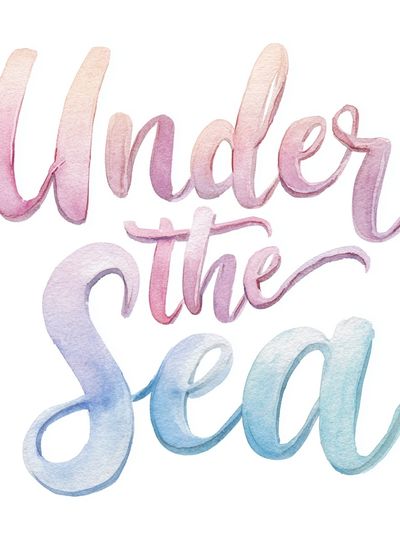 Under the Sea — Watercolor Print