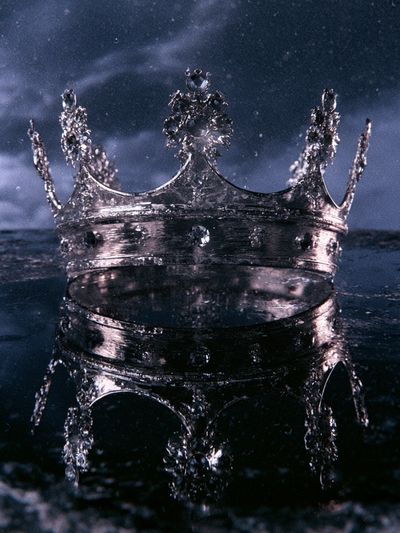Water Crown Photography Poster. poster