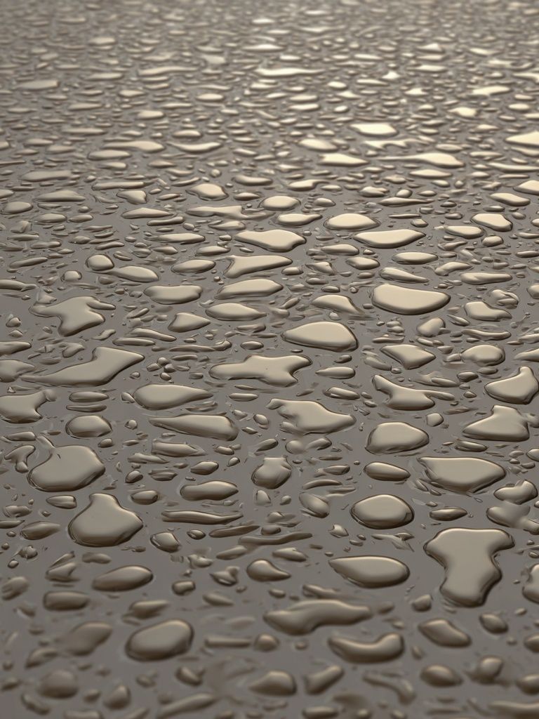 Water Droplets on Surface — Photography Print. poster detail