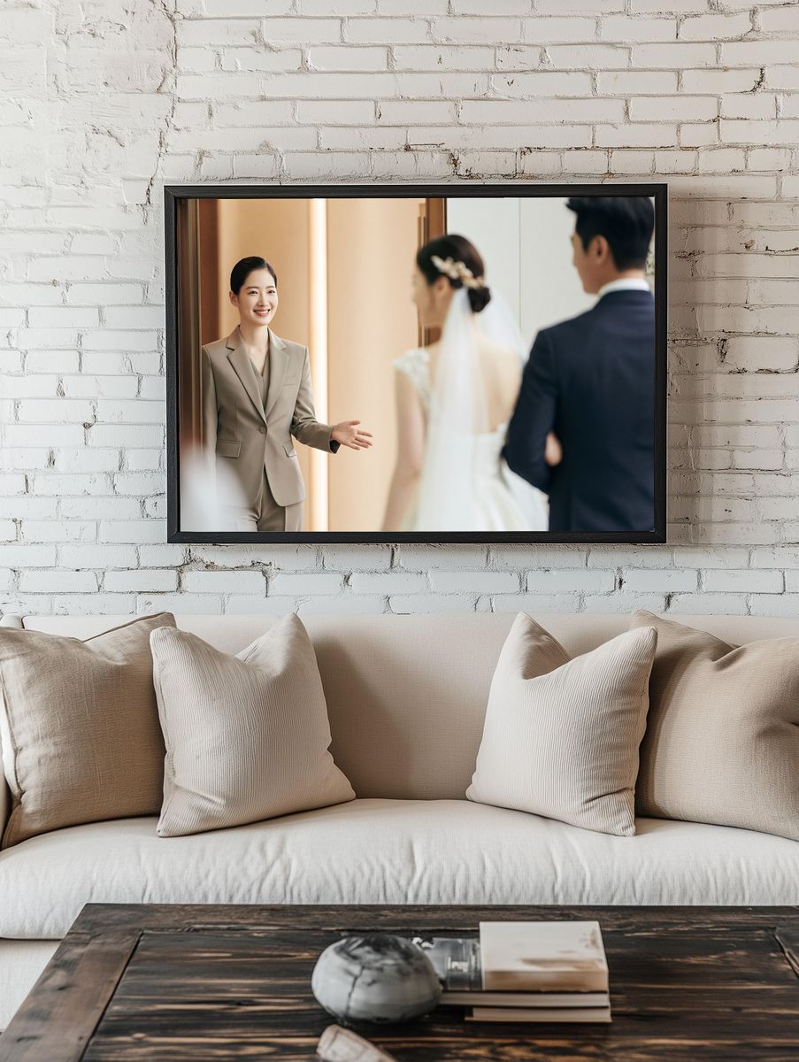 Wedding Greeting Photography Poster. room preview