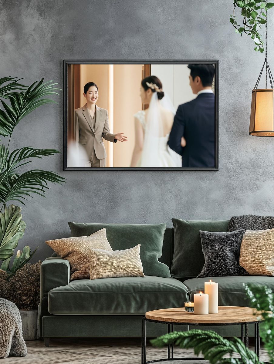 Wedding Greeting Photography Poster. — room view 4