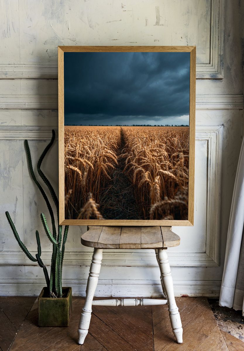 Golden Wheat Field — Photography Print room preview