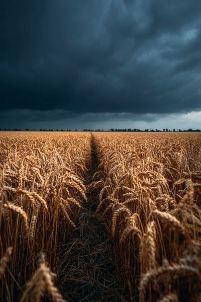 Golden Wheat Field — Photography Print
