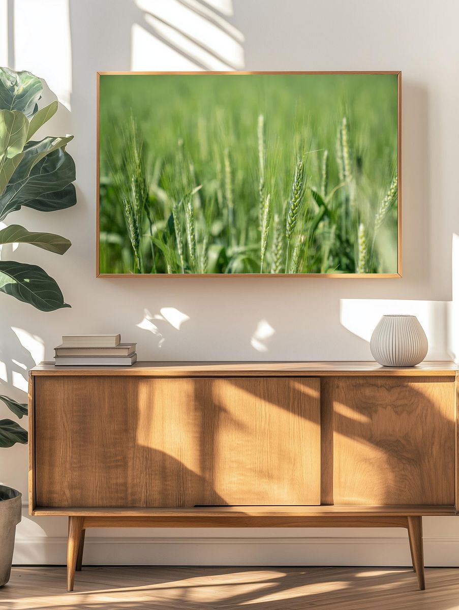 Wheat Field Close-Up — Nature Print. — room view 3