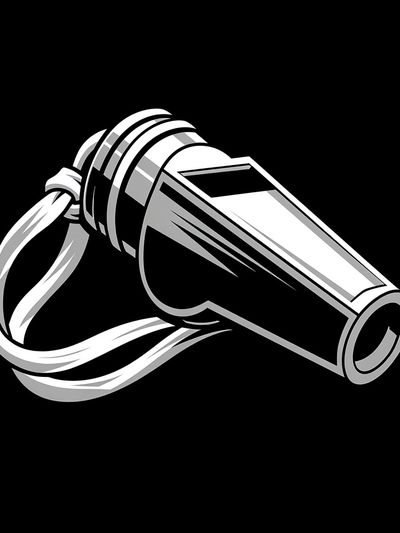Whistle Graphic Poster. poster print