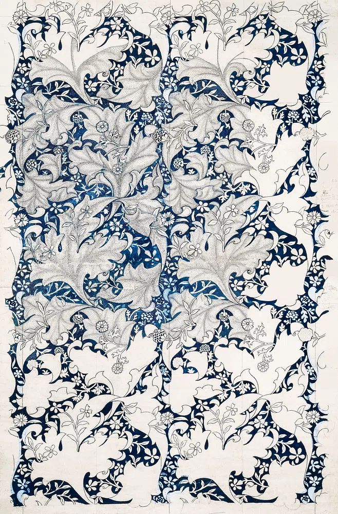 William Morris 's Wallflower Pattern. poster detail