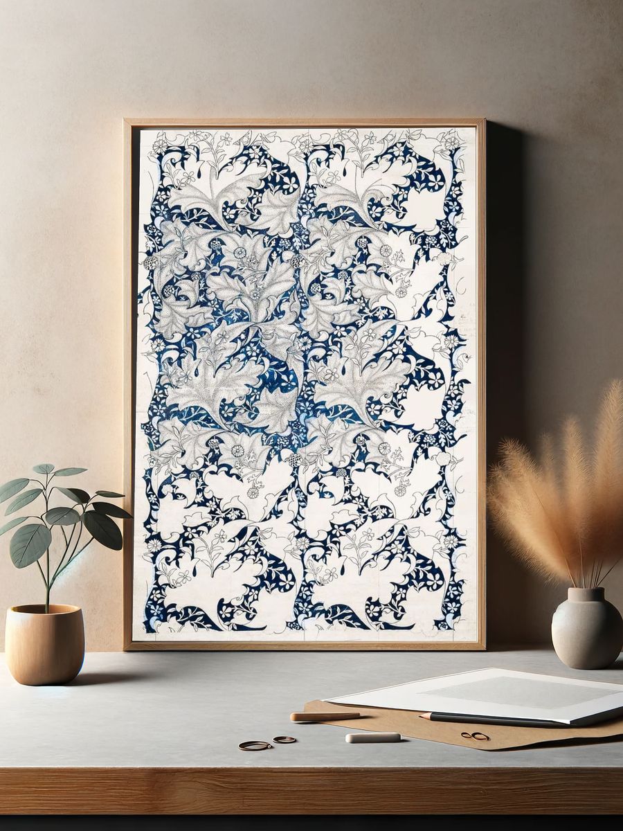 William Morris 's Wallflower Pattern. — room view 2