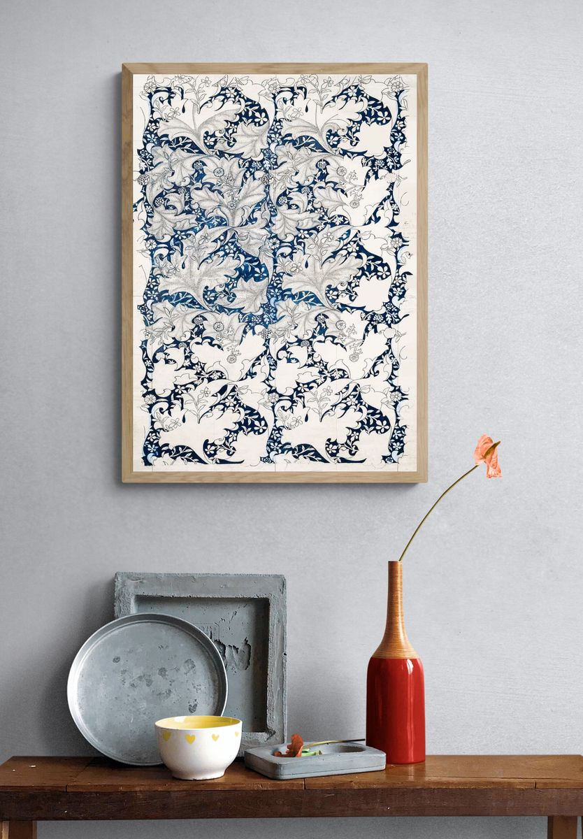 William Morris 's Wallflower Pattern. — room view 3