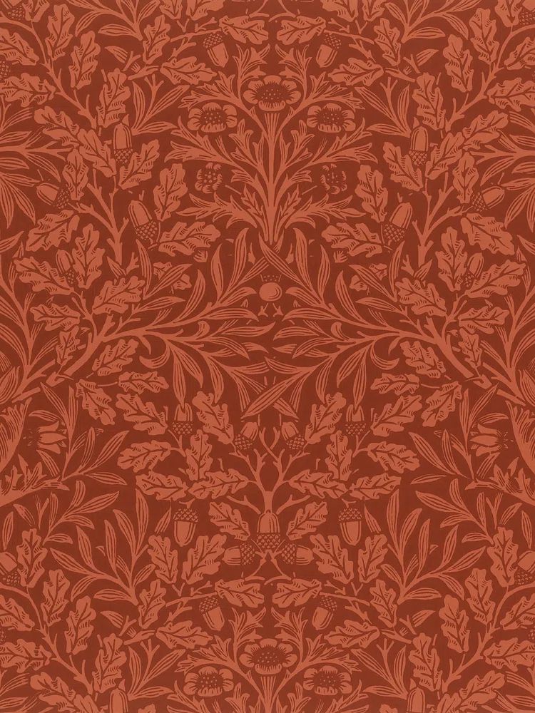 Acorns oak leaves design (1880). poster detail