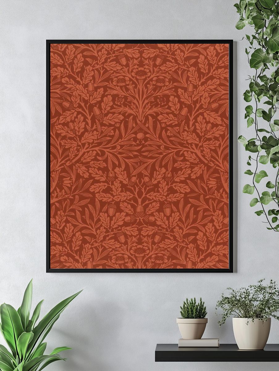 Acorns oak leaves design (1880). — room view 4