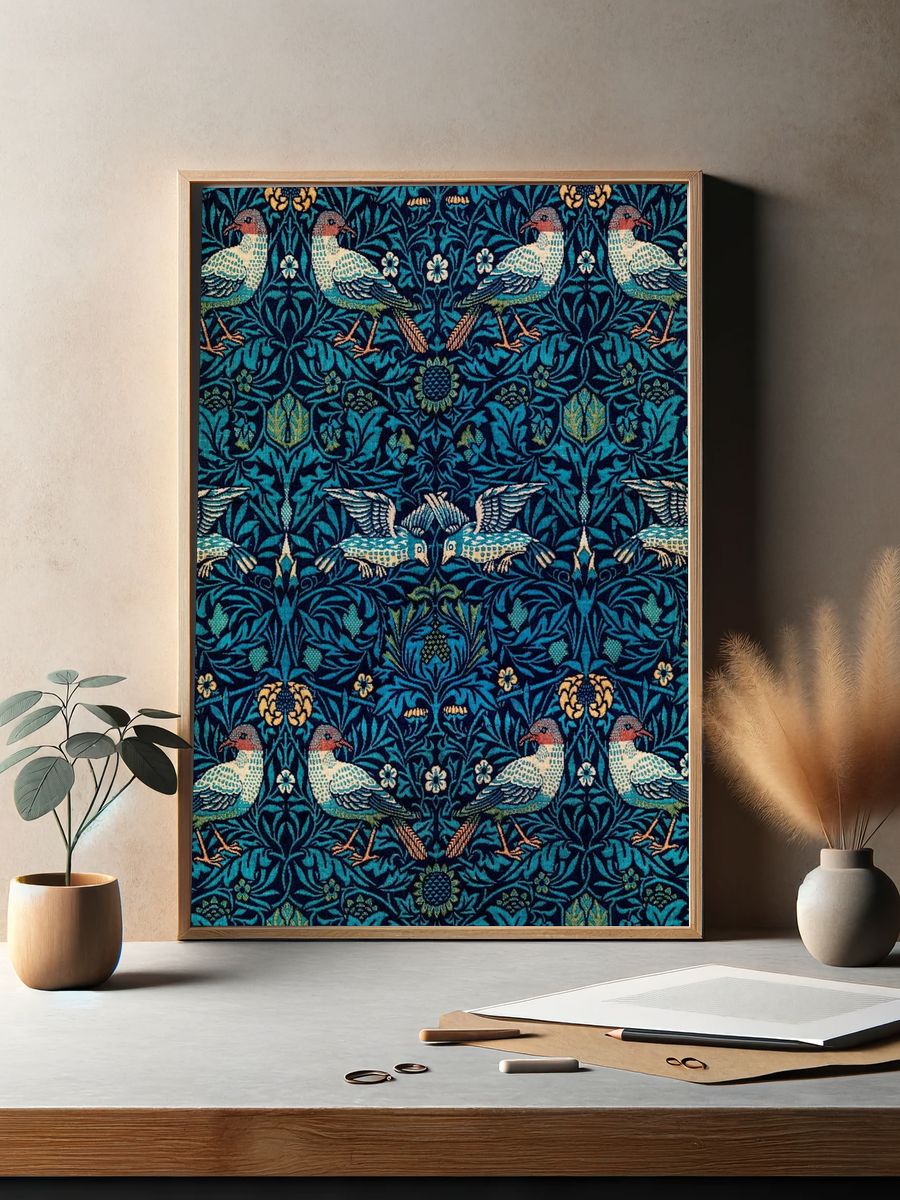 William Morris 's (1834-1896) Birds. — room view 2