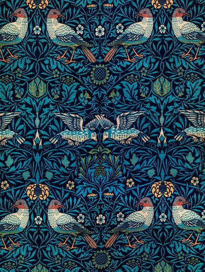 William Morris 's (1834-1896) Birds. poster