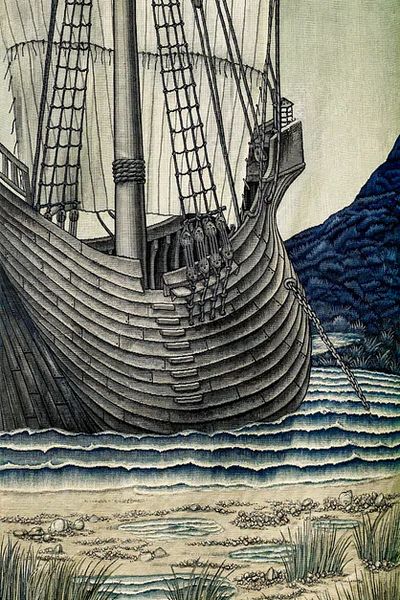 Quest Holy Grail Tapestries-Panel 5.
