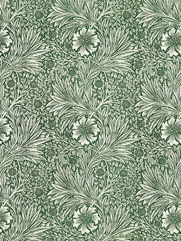 Marigold by William Morris (1875) — Art Print. poster — botanical art