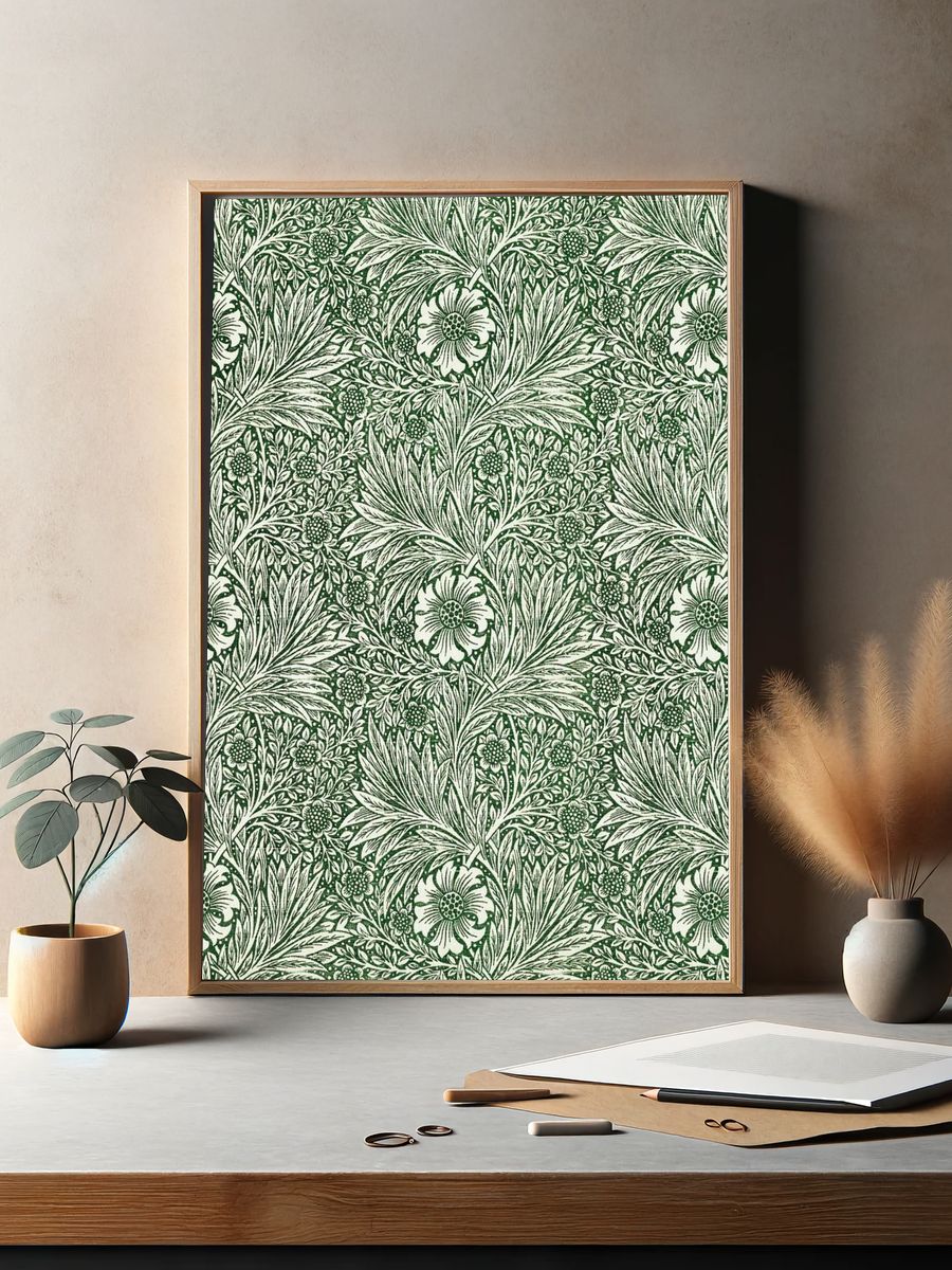 Marigold by William Morris (1875) — Art Print. — room view 2