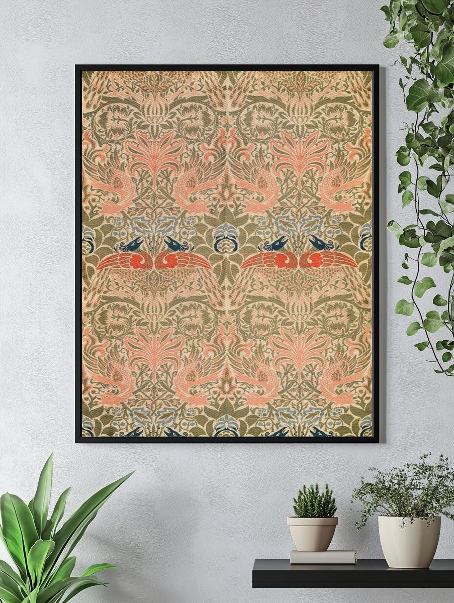 William Morris 's Peacock Dragon. — room view 4