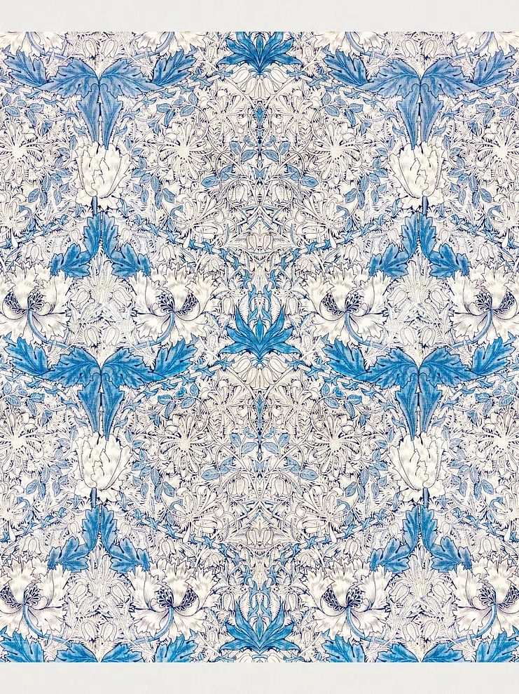 William Morris 's Honeysuckle (1876). poster — fine-art art