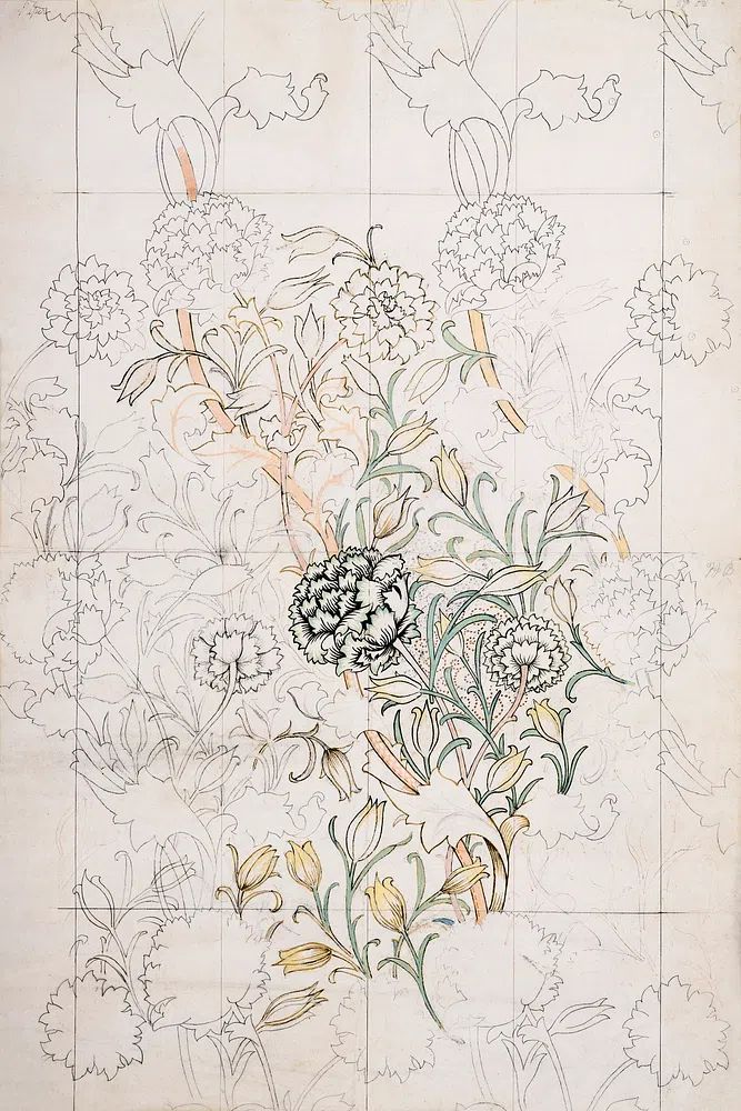 William Morris 's Wild Tulip. poster detail