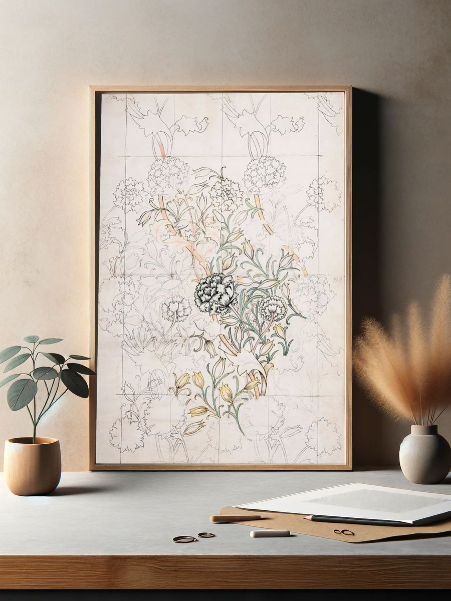William Morris 's Wild Tulip. — room view 2