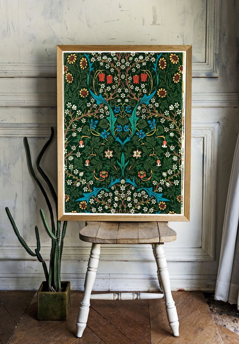 William Morris 's (1834-1896) Tulip. — room view 1