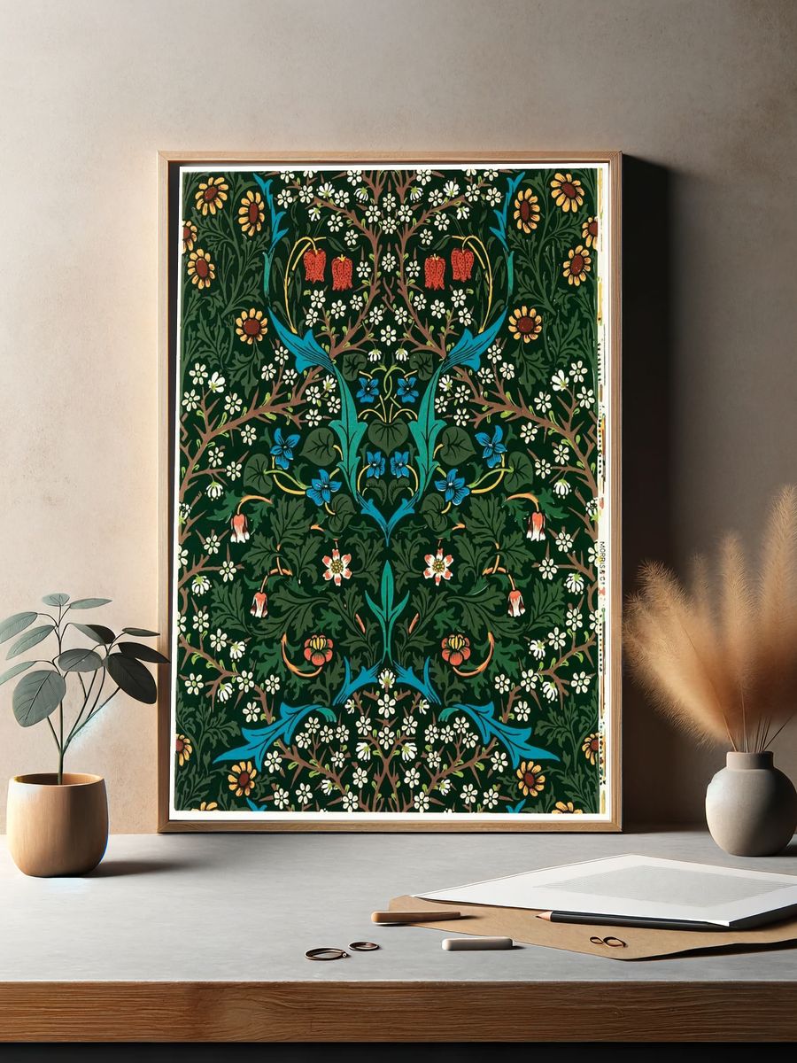 William Morris 's (1834-1896) Tulip. — room view 2