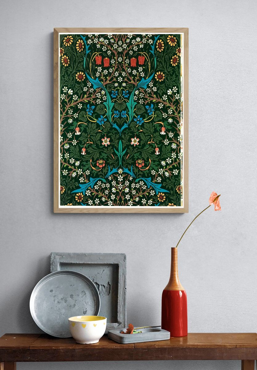 William Morris 's (1834-1896) Tulip. — room view 3