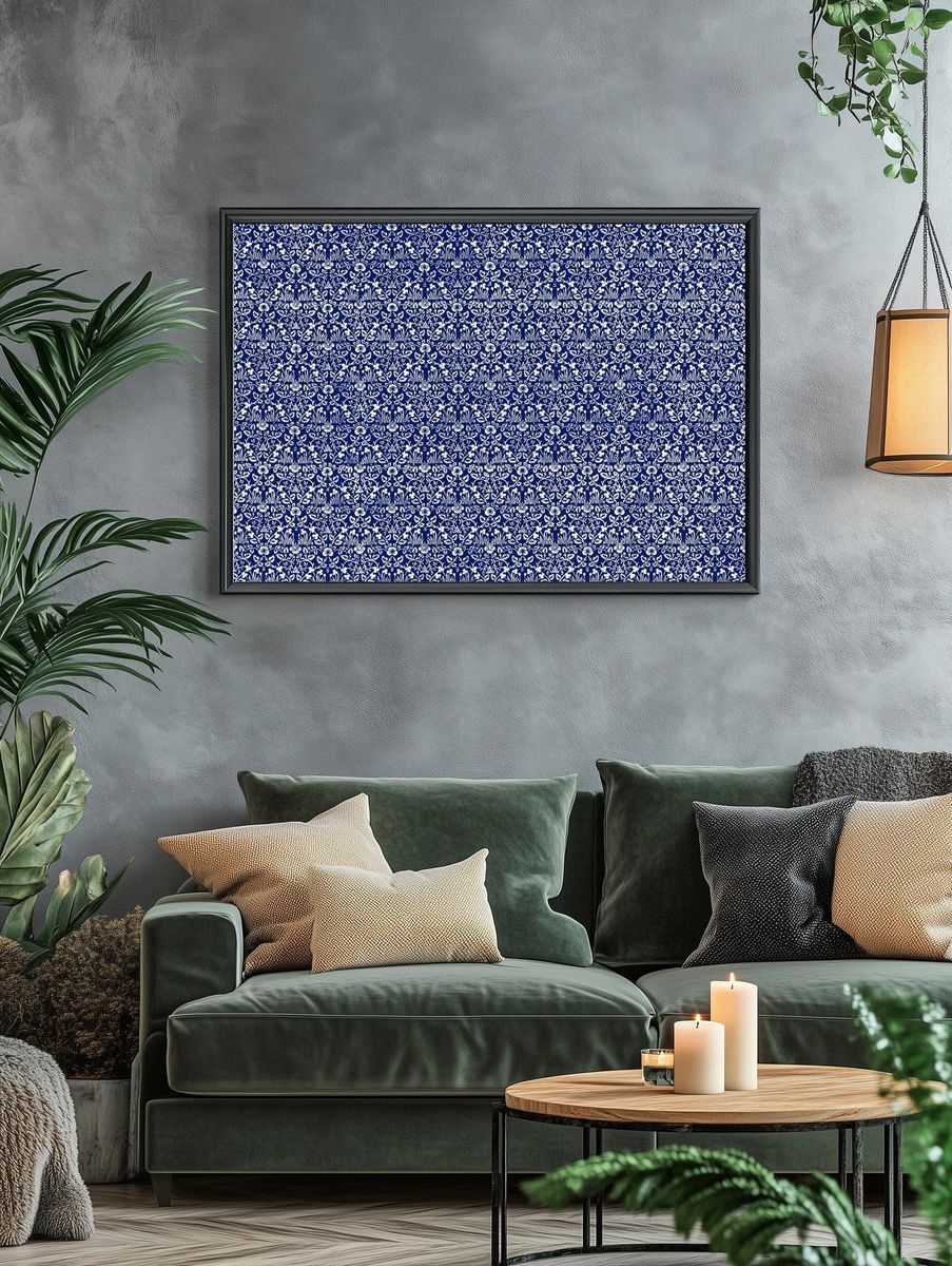 William Morris 's famous pattern. — room view 4