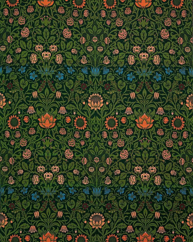 William Morris 's (1834-1896) Violet. poster — fine-art art