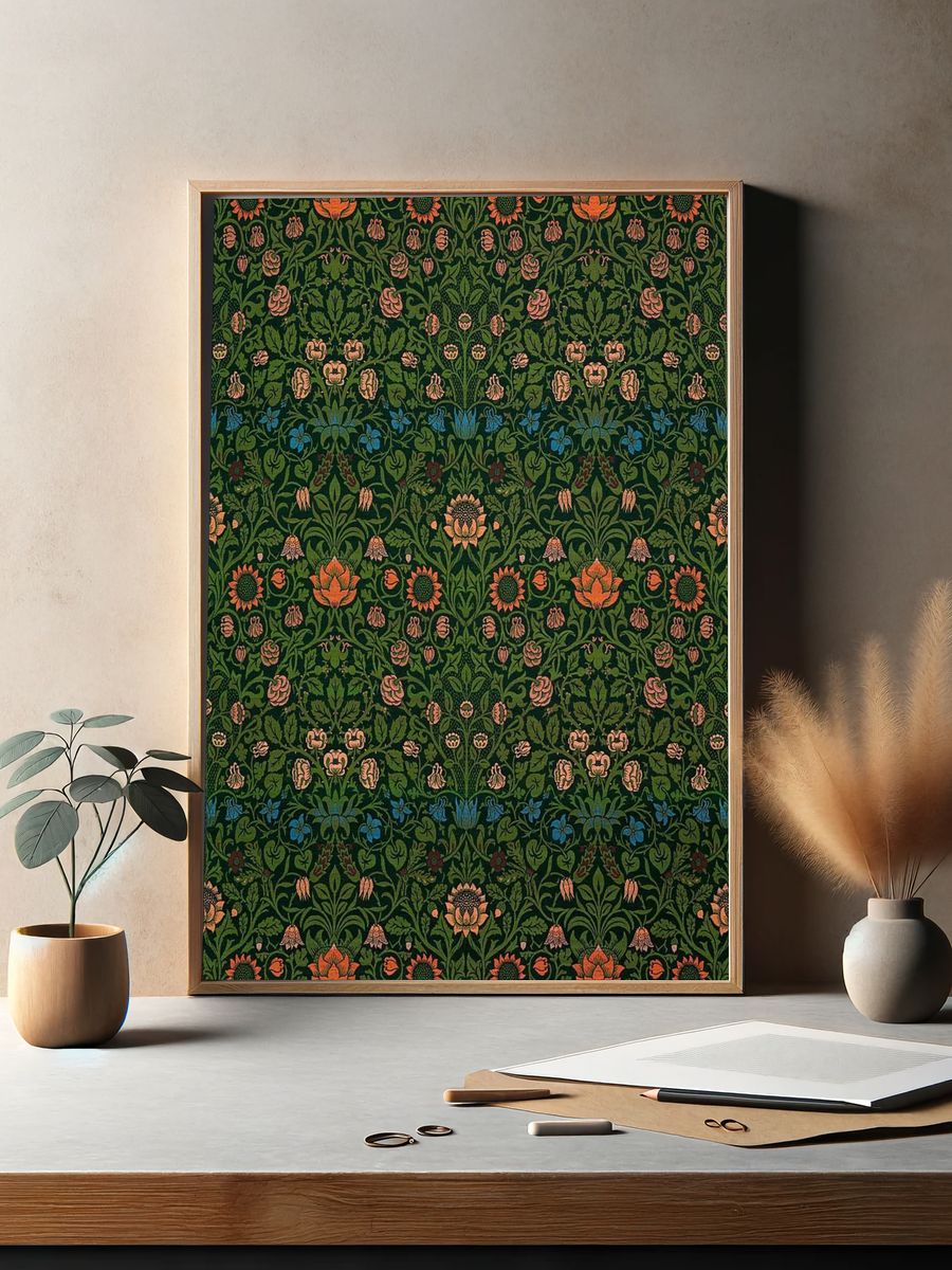 William Morris 's (1834-1896) Violet. — room view 2