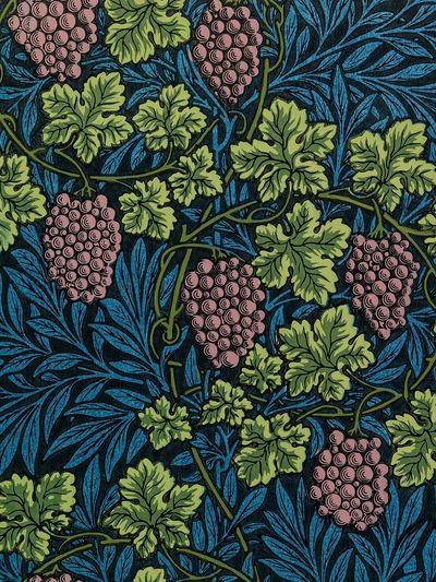 William Morris's Vintage grapes vines. poster