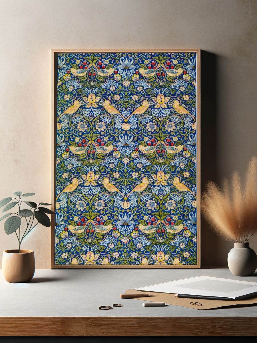 William Morris 's (1834-1896) Printed. — room view 2