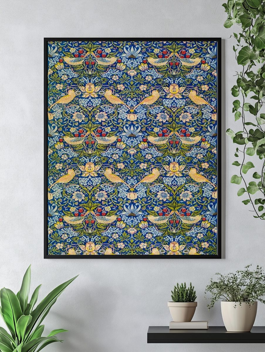 William Morris 's (1834-1896) Printed. — room view 4