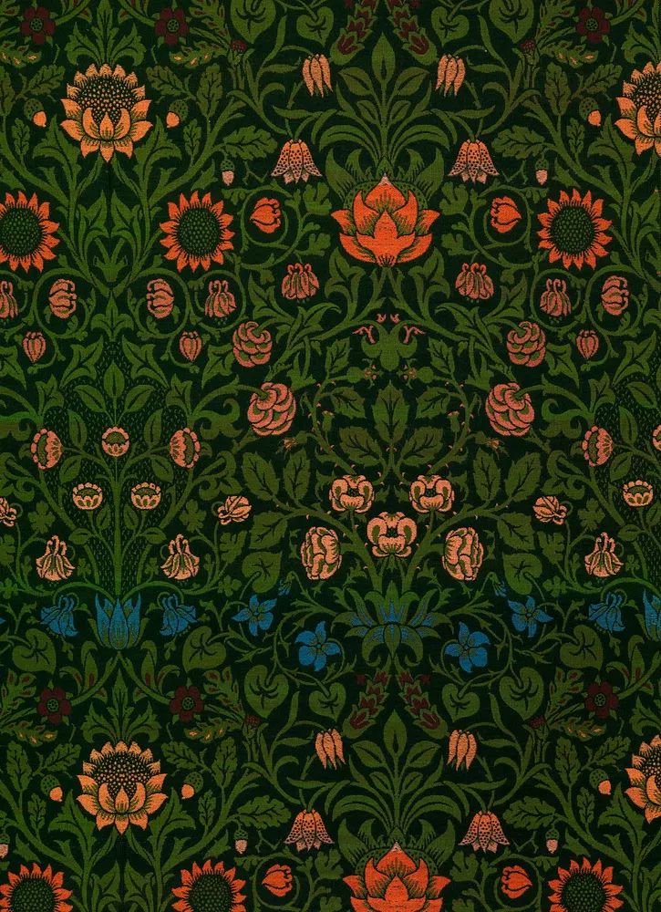 William Morris 's (1834-1896) Violet. poster detail