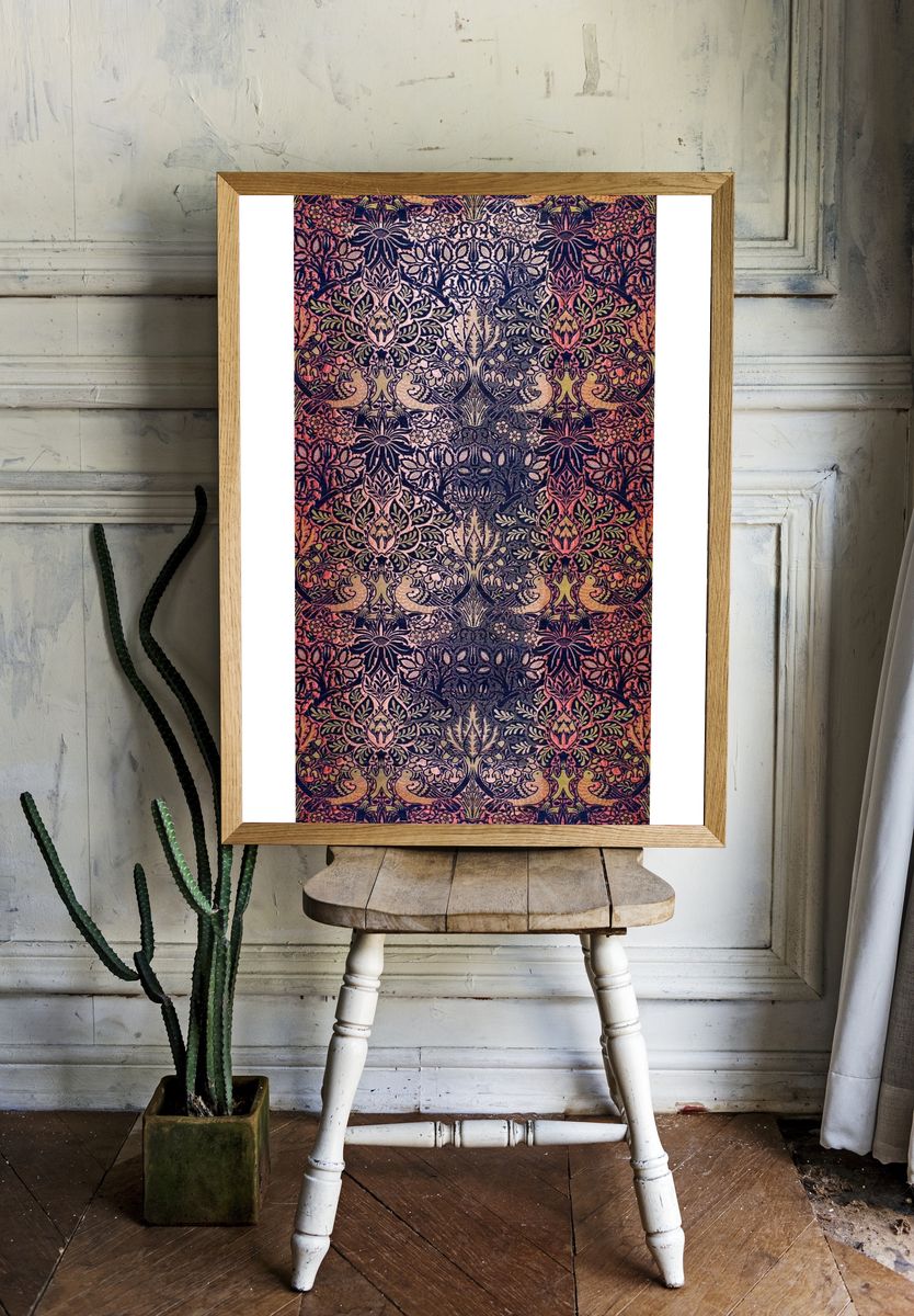 William Morris 's Woven Textile. room preview