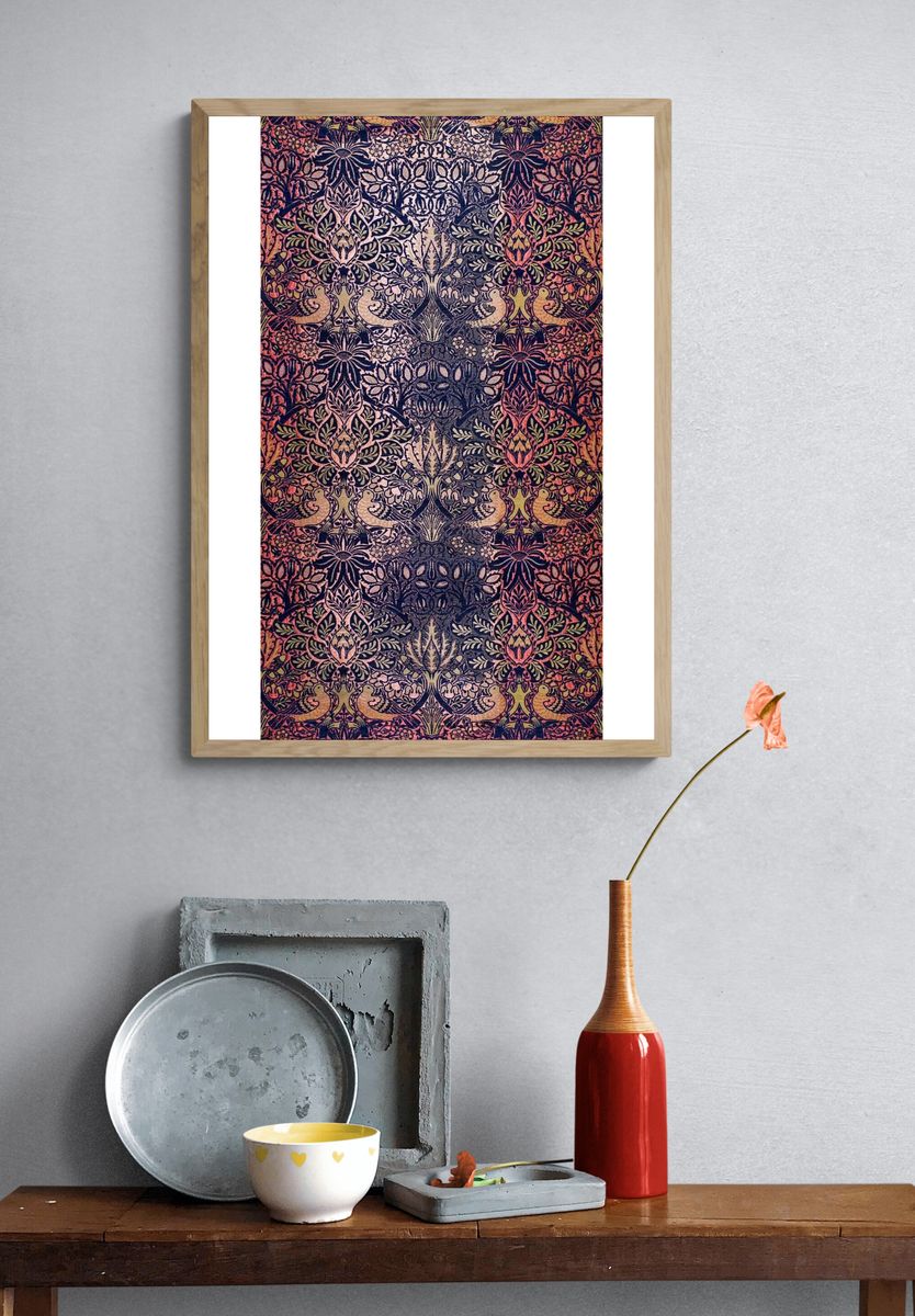 William Morris 's Woven Textile. — room view 3