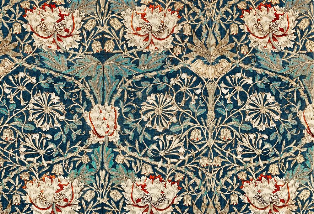 William Morris 's Honeysuckle (1876). poster detail