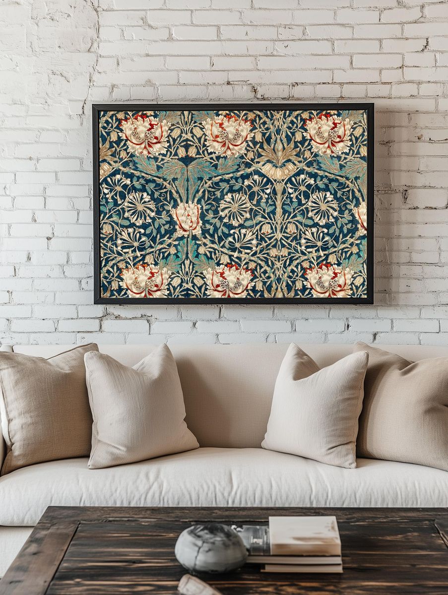 William Morris 's Honeysuckle (1876). — room view 1