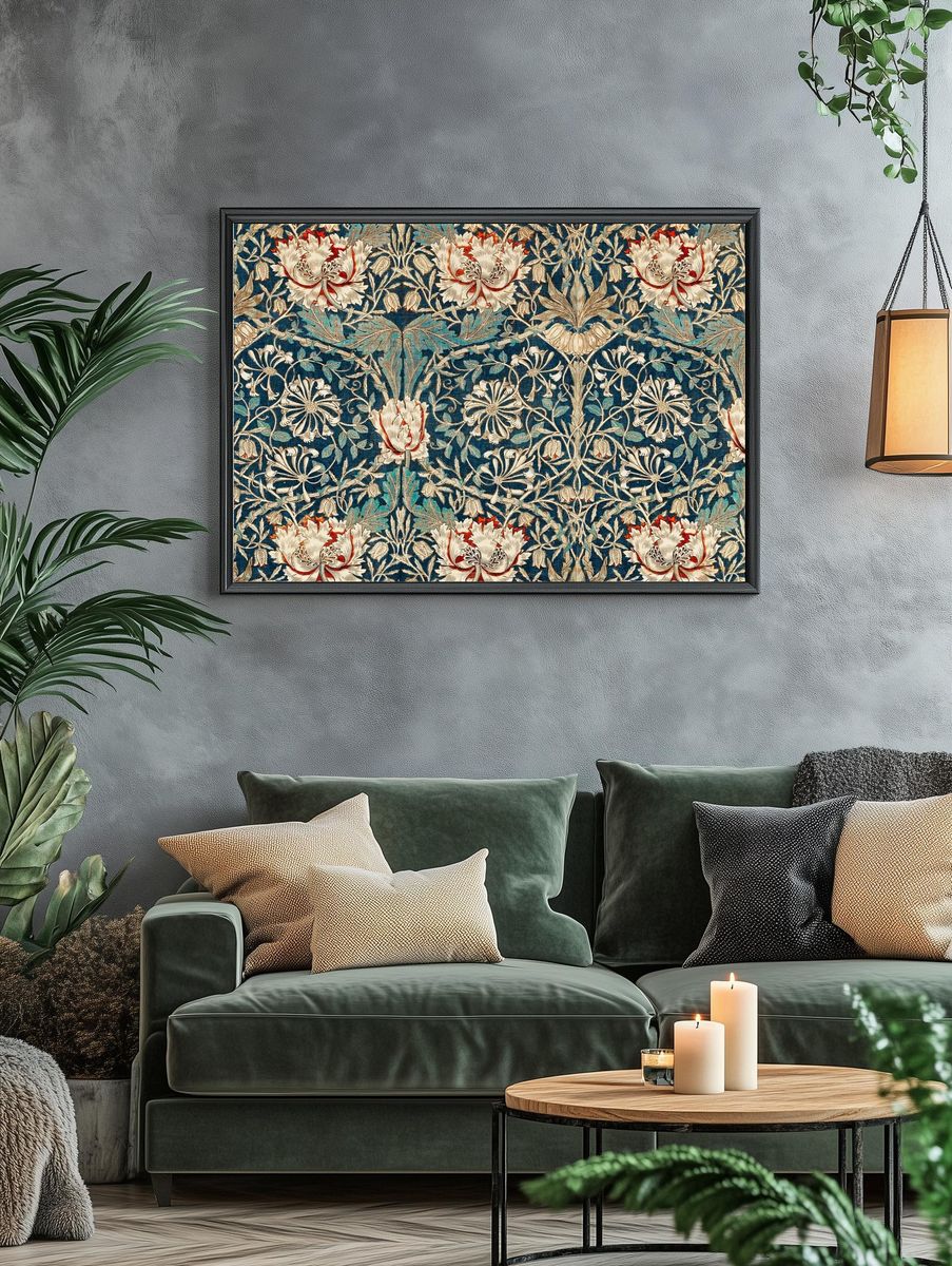 William Morris 's Honeysuckle (1876). — room view 4