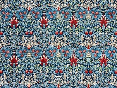 William Morris 's Snakeshead (1876-1877).
