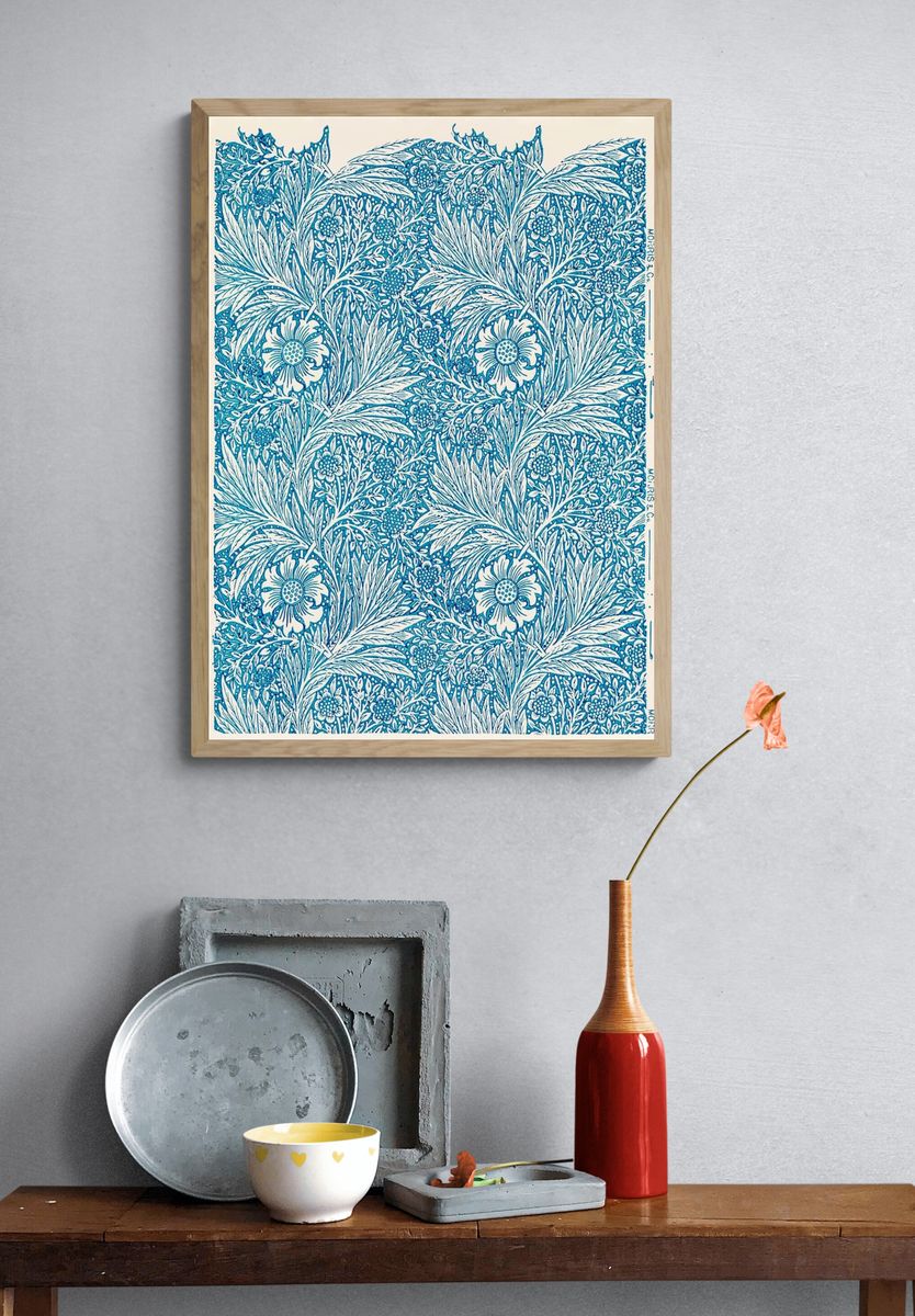 William Morris 's (1834-1896) Blue. — room view 3