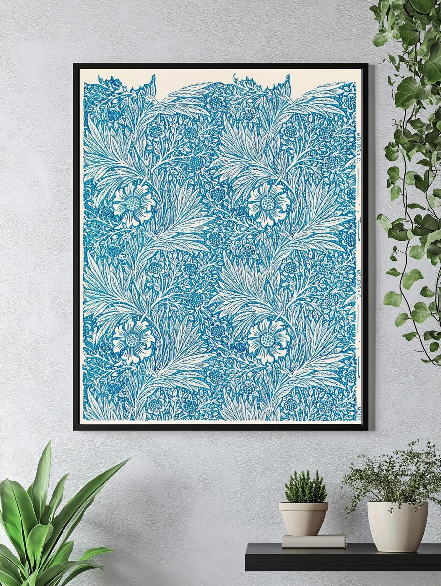 William Morris 's (1834-1896) Blue. — room view 4