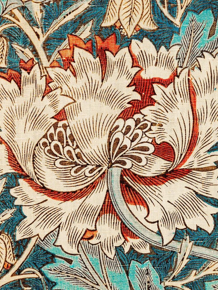 William Morris 's Honeysuckle (1876). poster detail