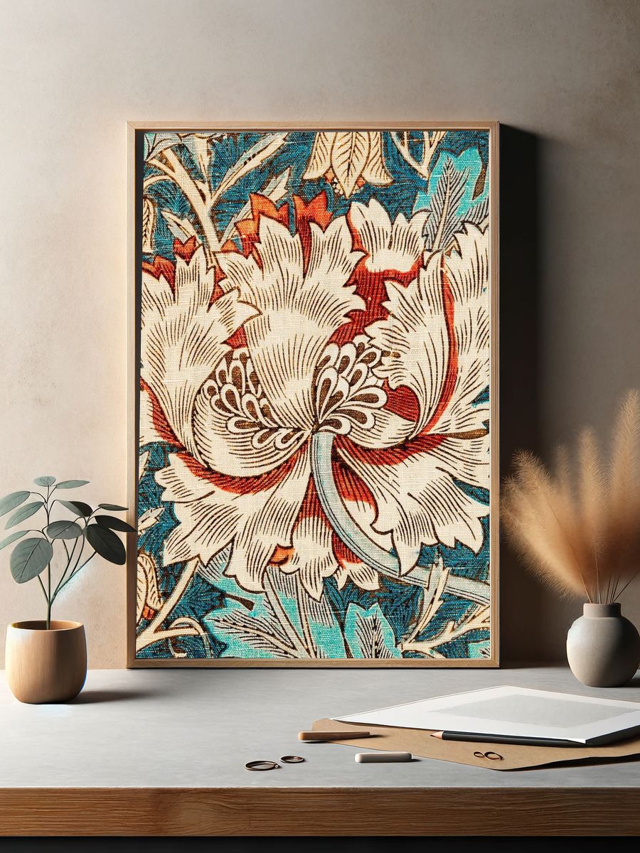 William Morris 's Honeysuckle (1876). — room view 2