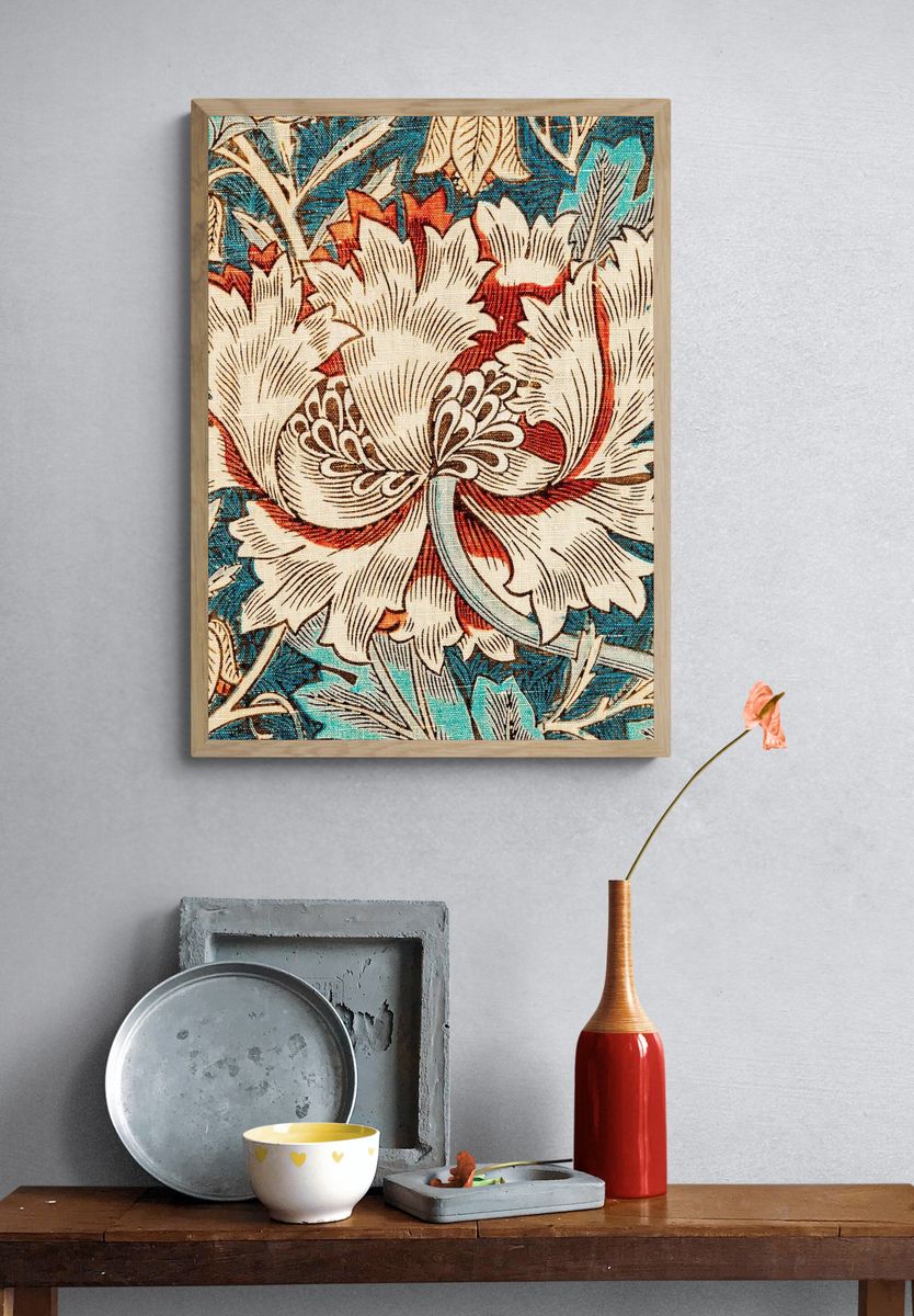 William Morris 's Honeysuckle (1876). — room view 3