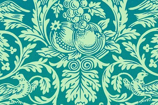 William Morris 's (1834-1896) Queen. poster detail